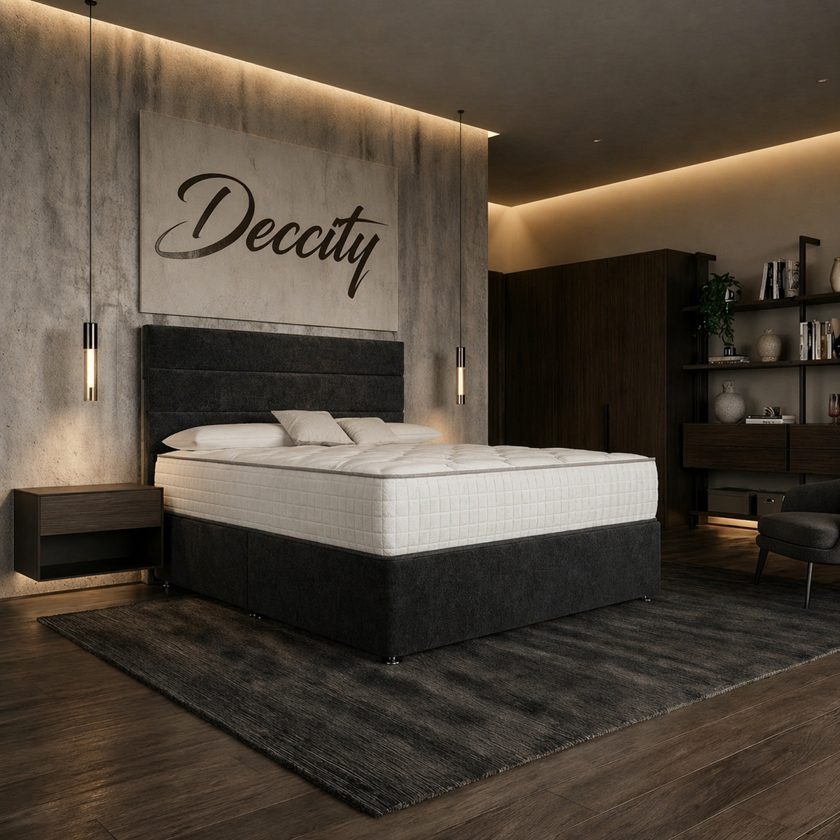 Triple Lines Divan Bed