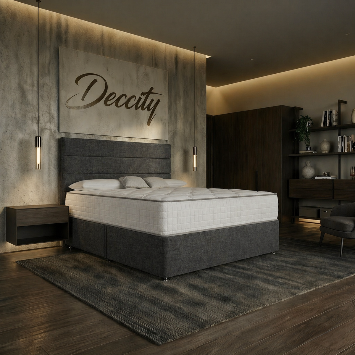 Triple Lines Divan Bed
