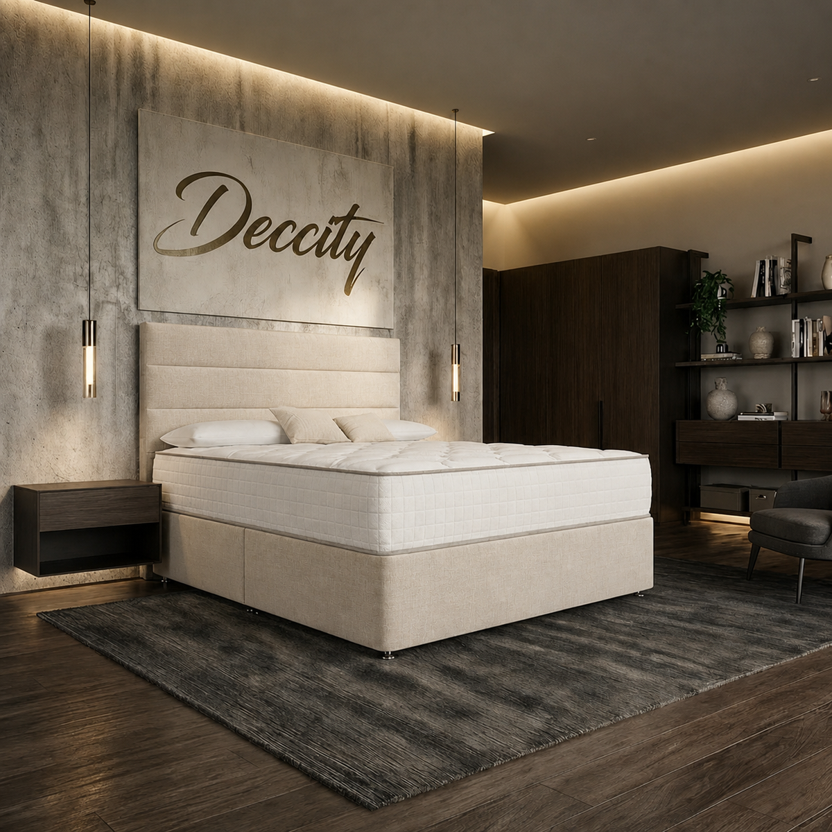 Triple Lines Divan Bed
