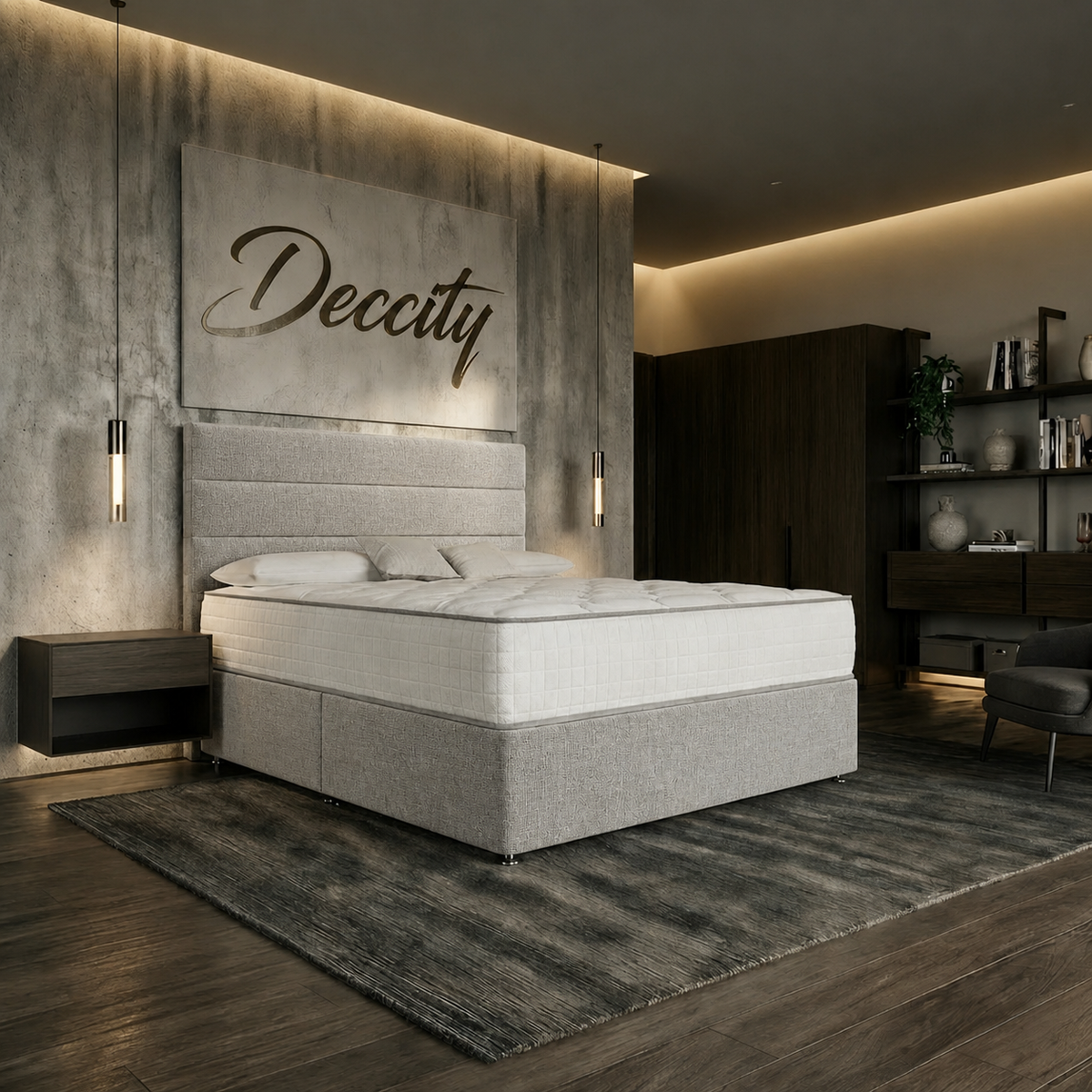 Triple Lines Divan Bed