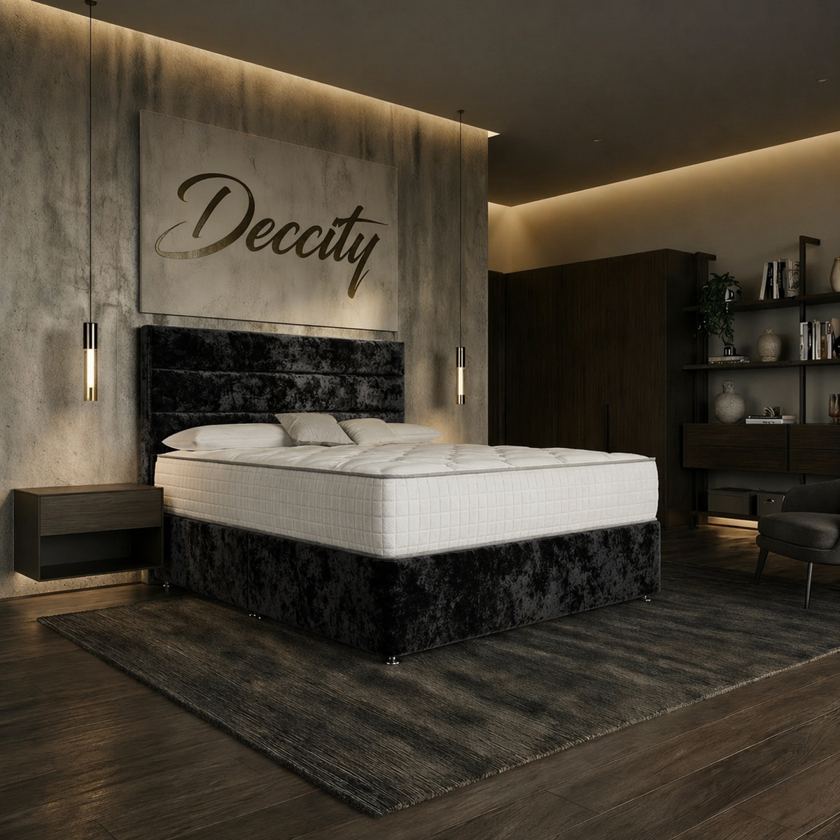 Triple Lines Divan Bed