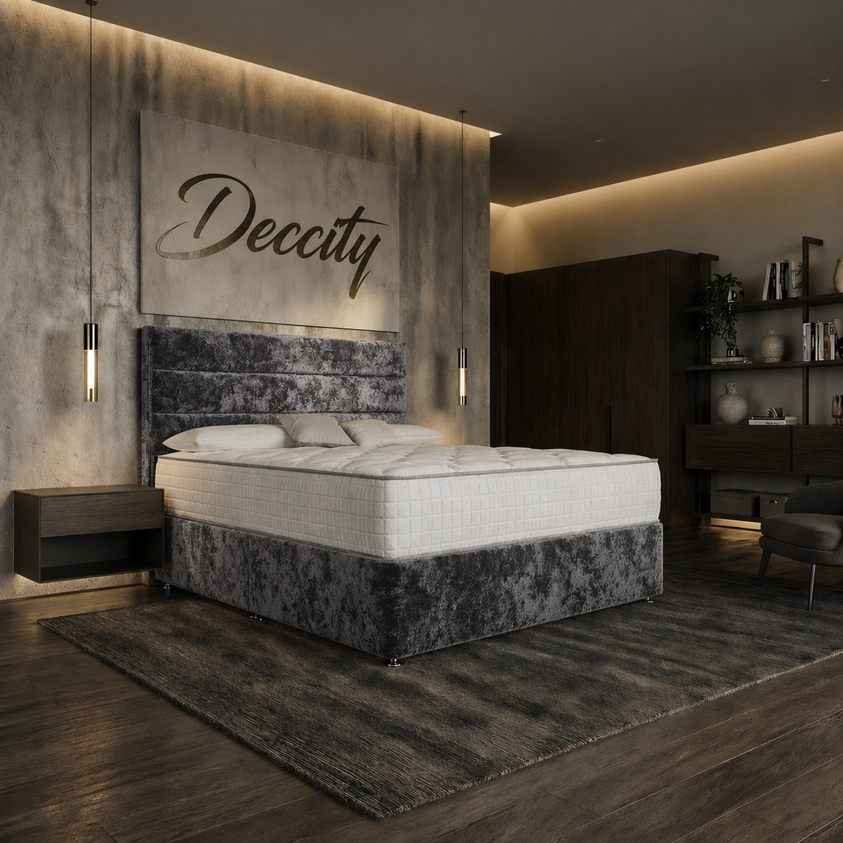 Triple Lines Divan Bed