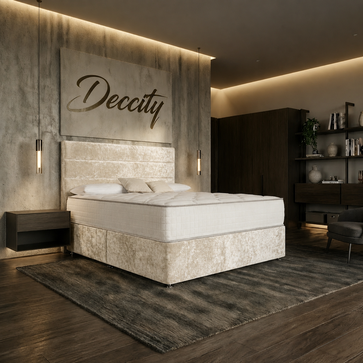 Triple Lines Divan Bed