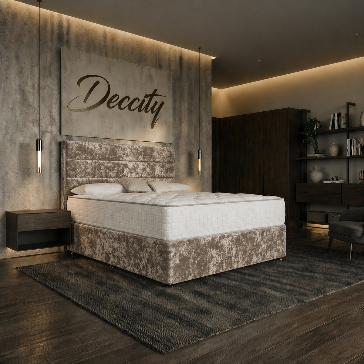 Triple Lines Divan Bed
