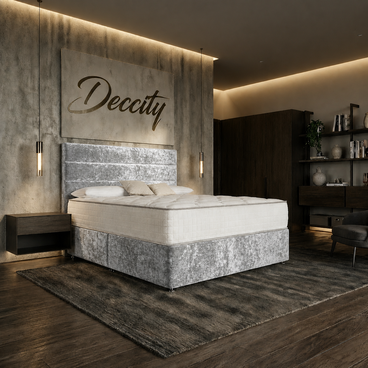 Triple Lines Divan Bed