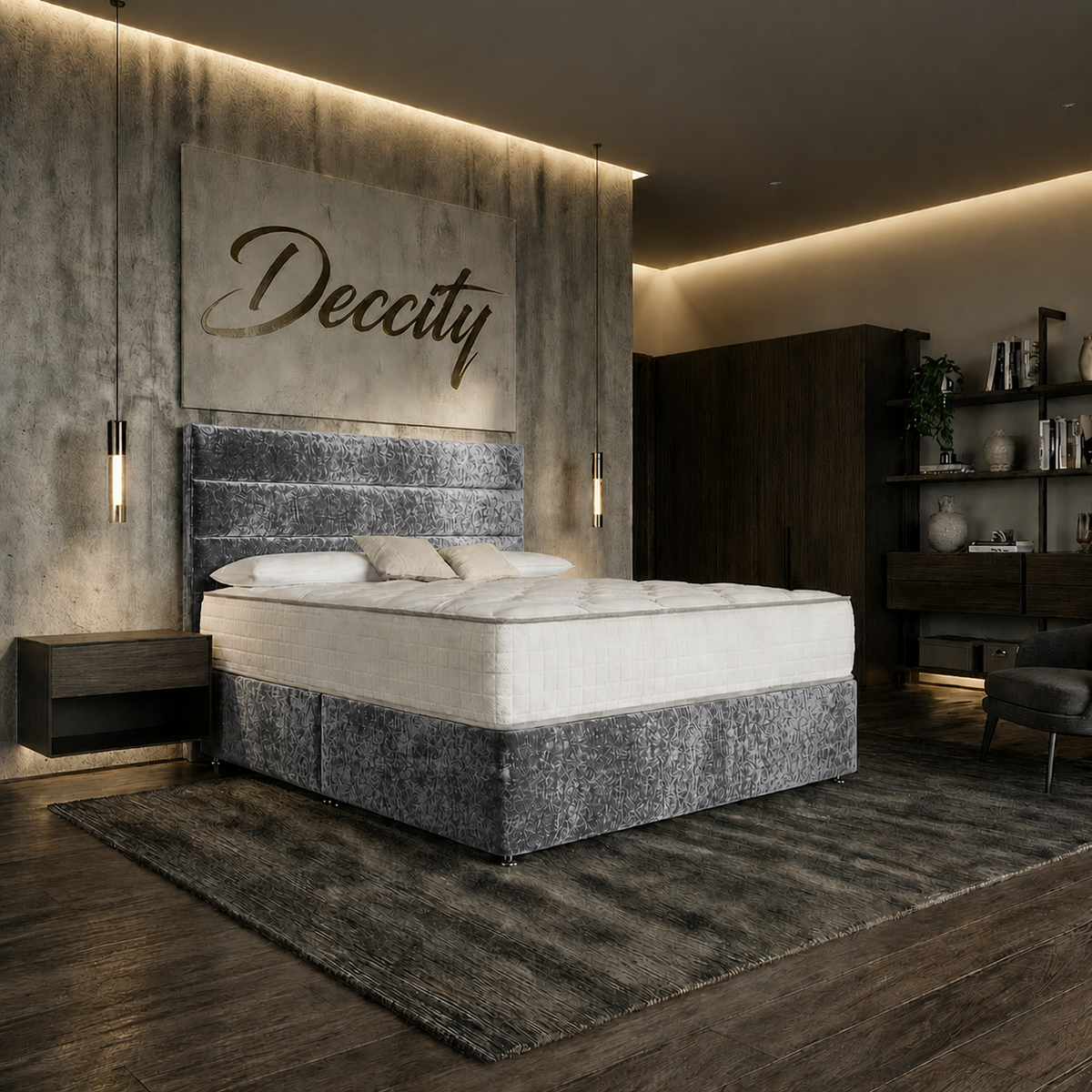 Triple Lines Divan Bed