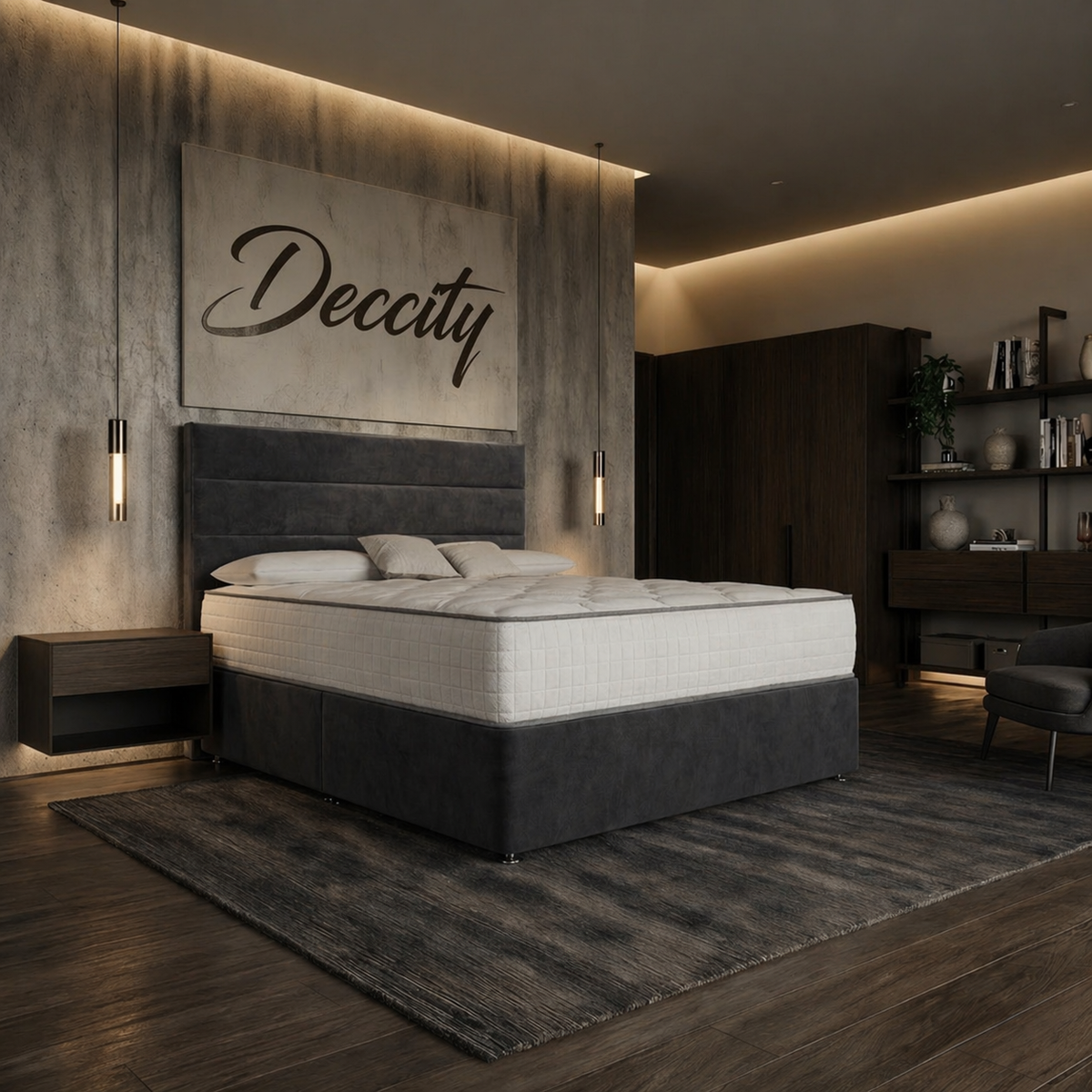 Triple Lines Divan Bed