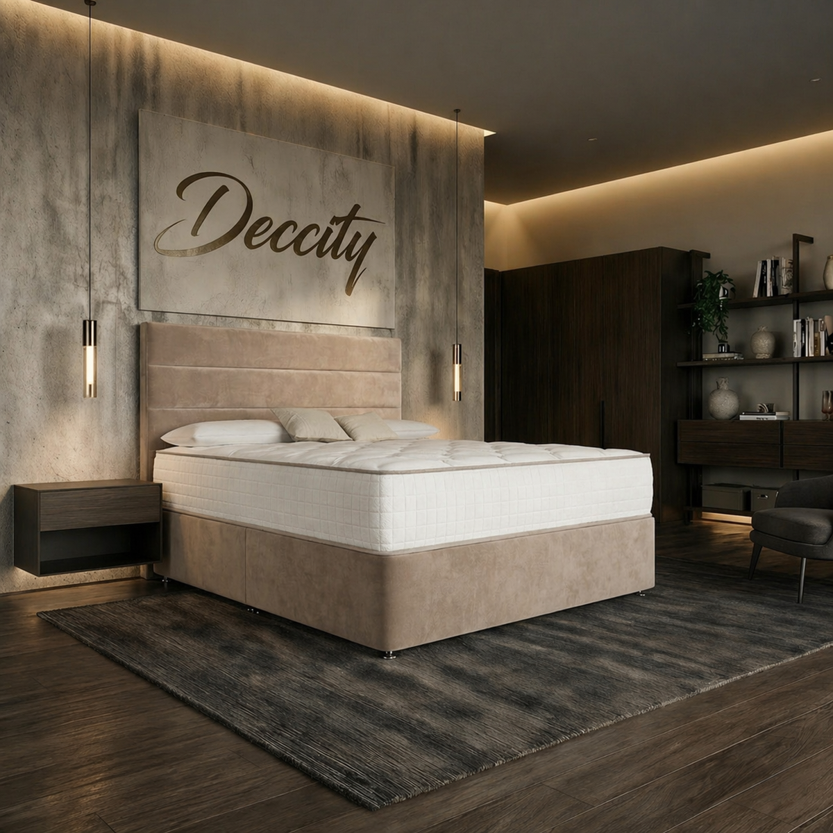 Triple Lines Divan Bed