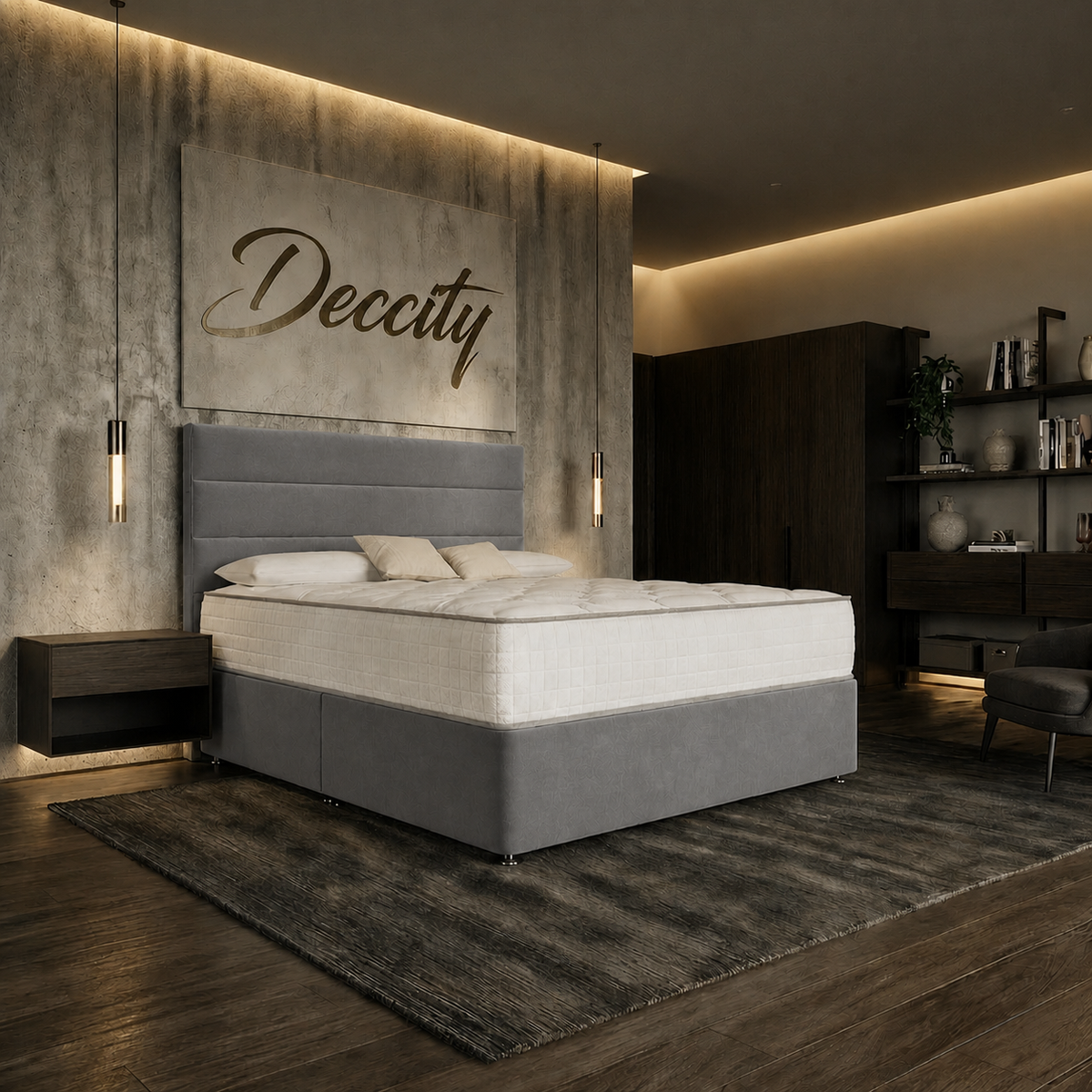 Triple Lines Divan Bed