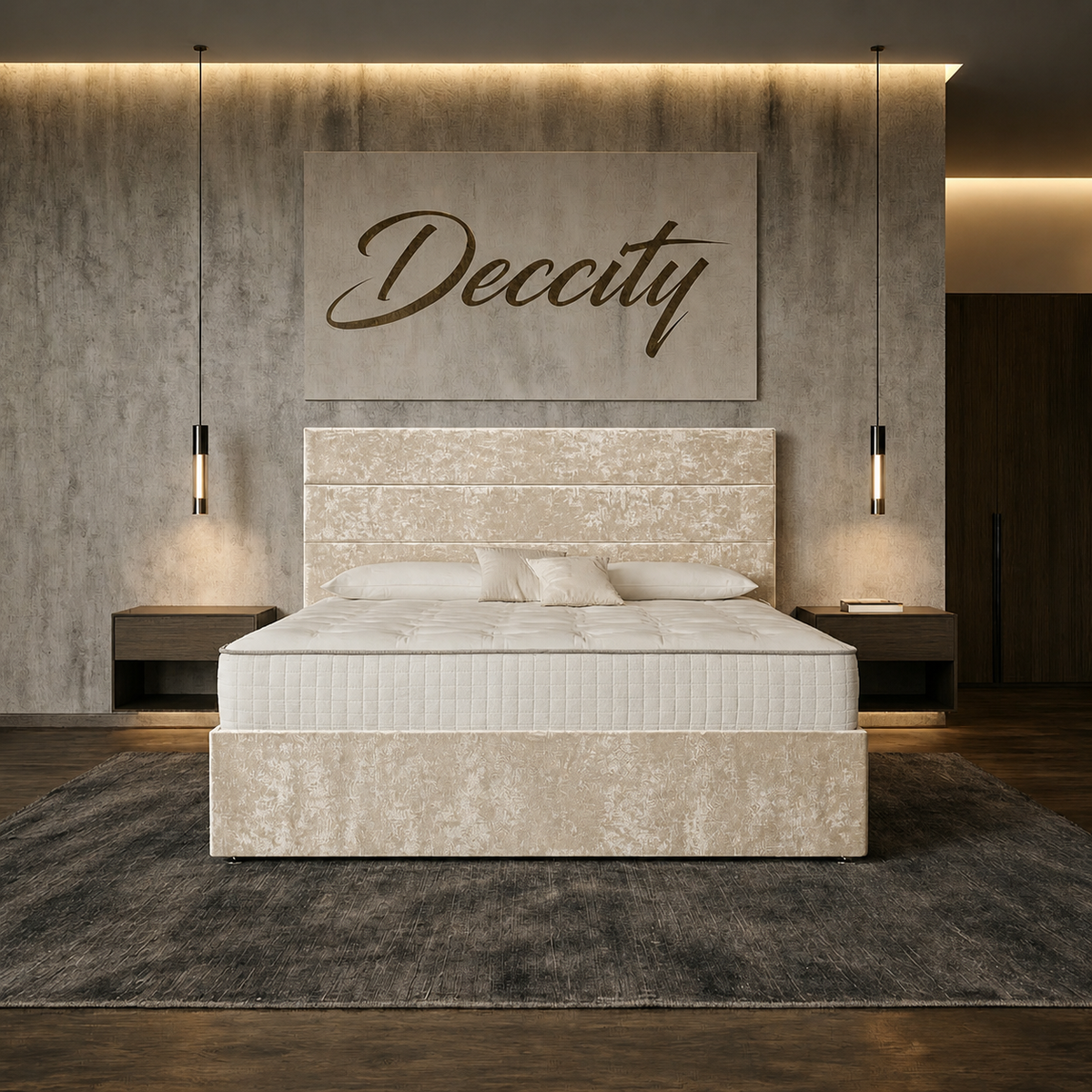 Triple Lines Divan Bed