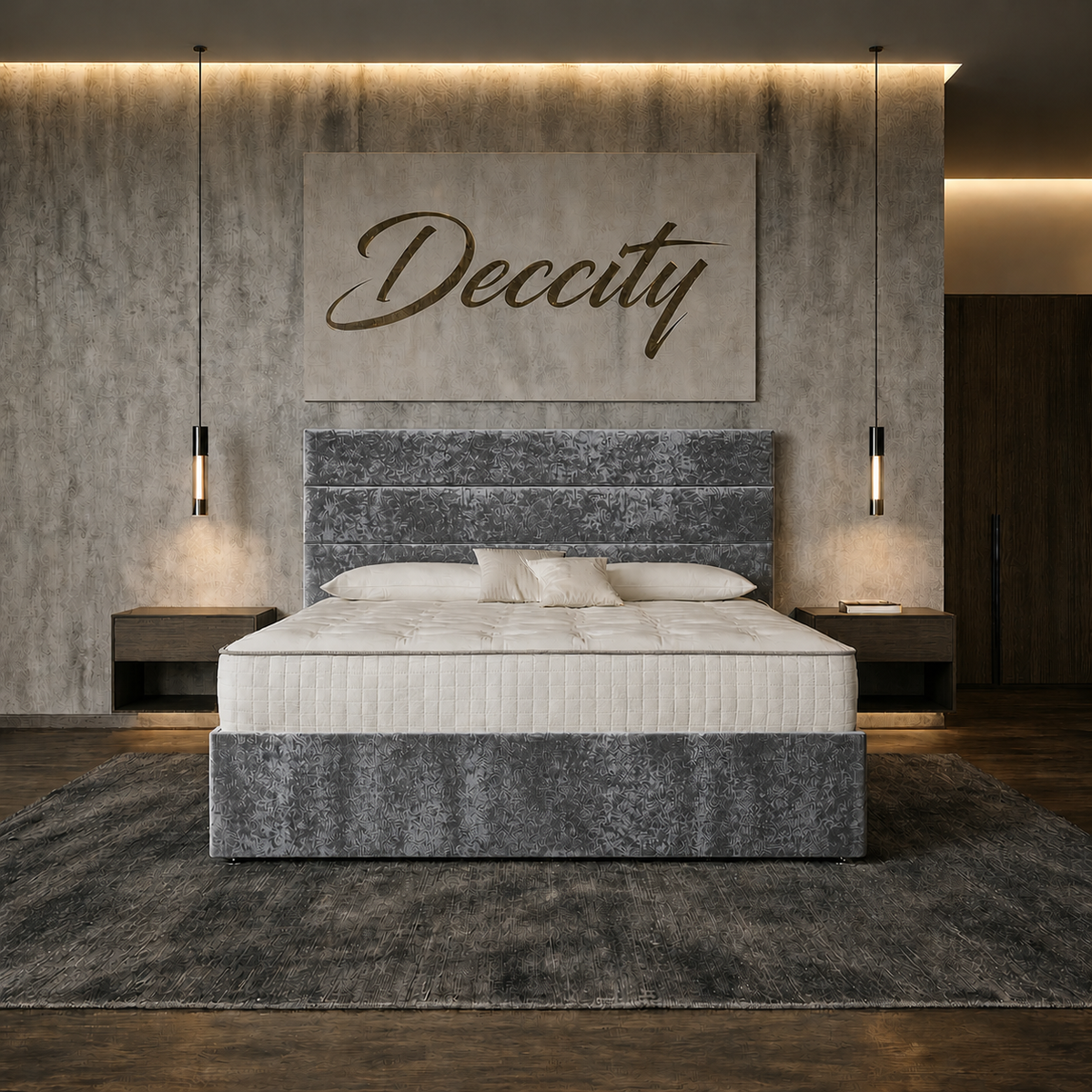 Triple Lines Divan Bed