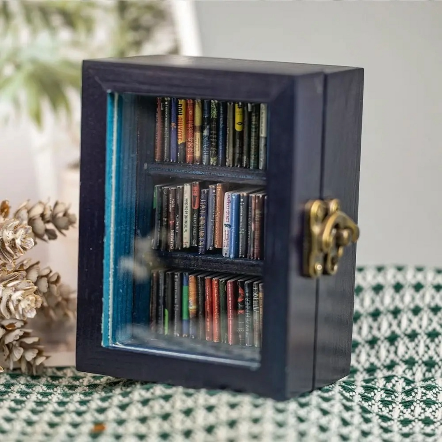 Mini Wooden Library