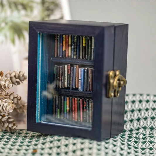 Mini Wooden Library