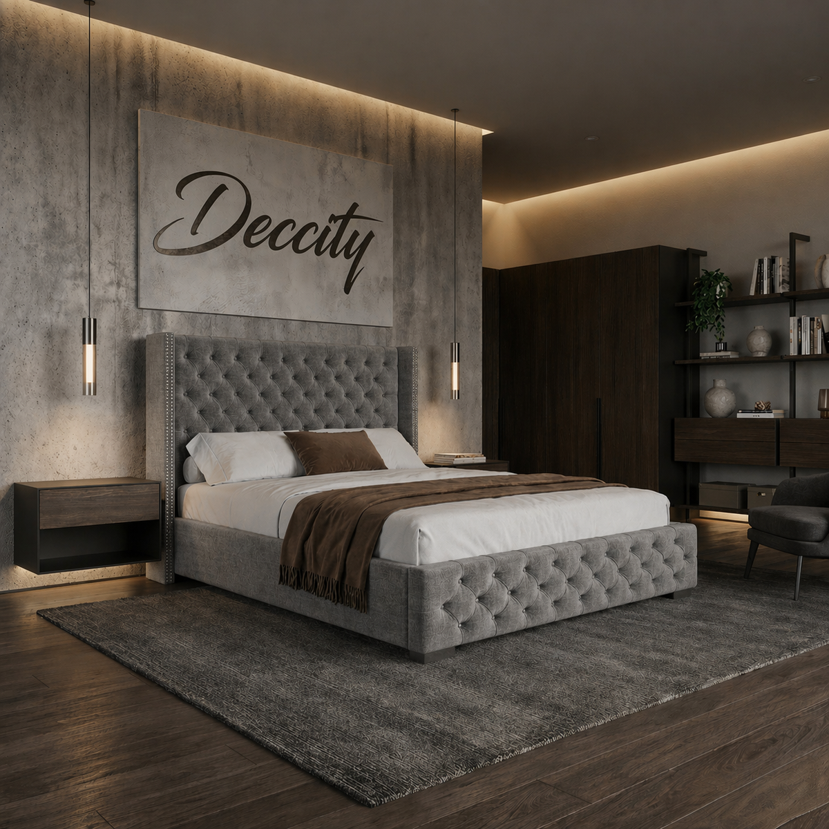 Wing Ottoman Storage Bed