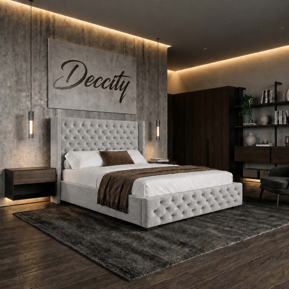 Wing Ottoman Storage Bed