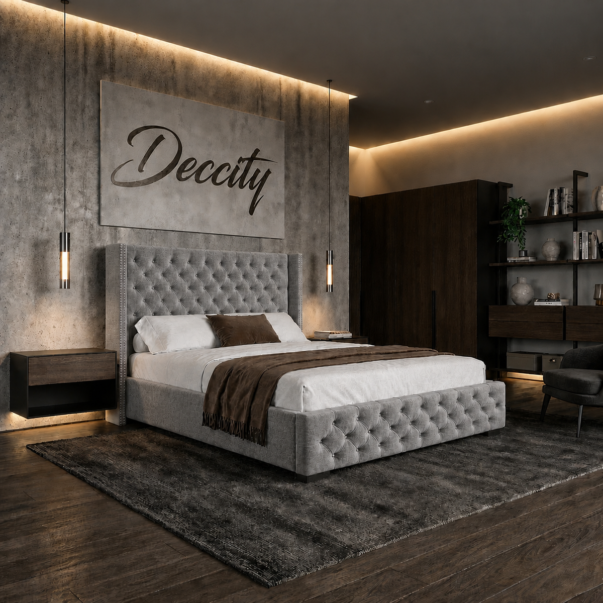 Wing Ottoman Storage Bed