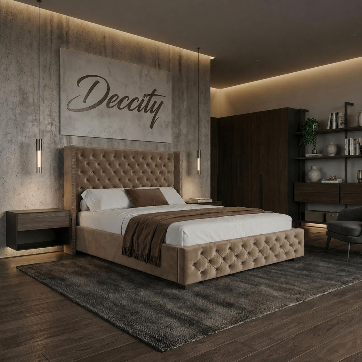 Wing Ottoman Storage Bed