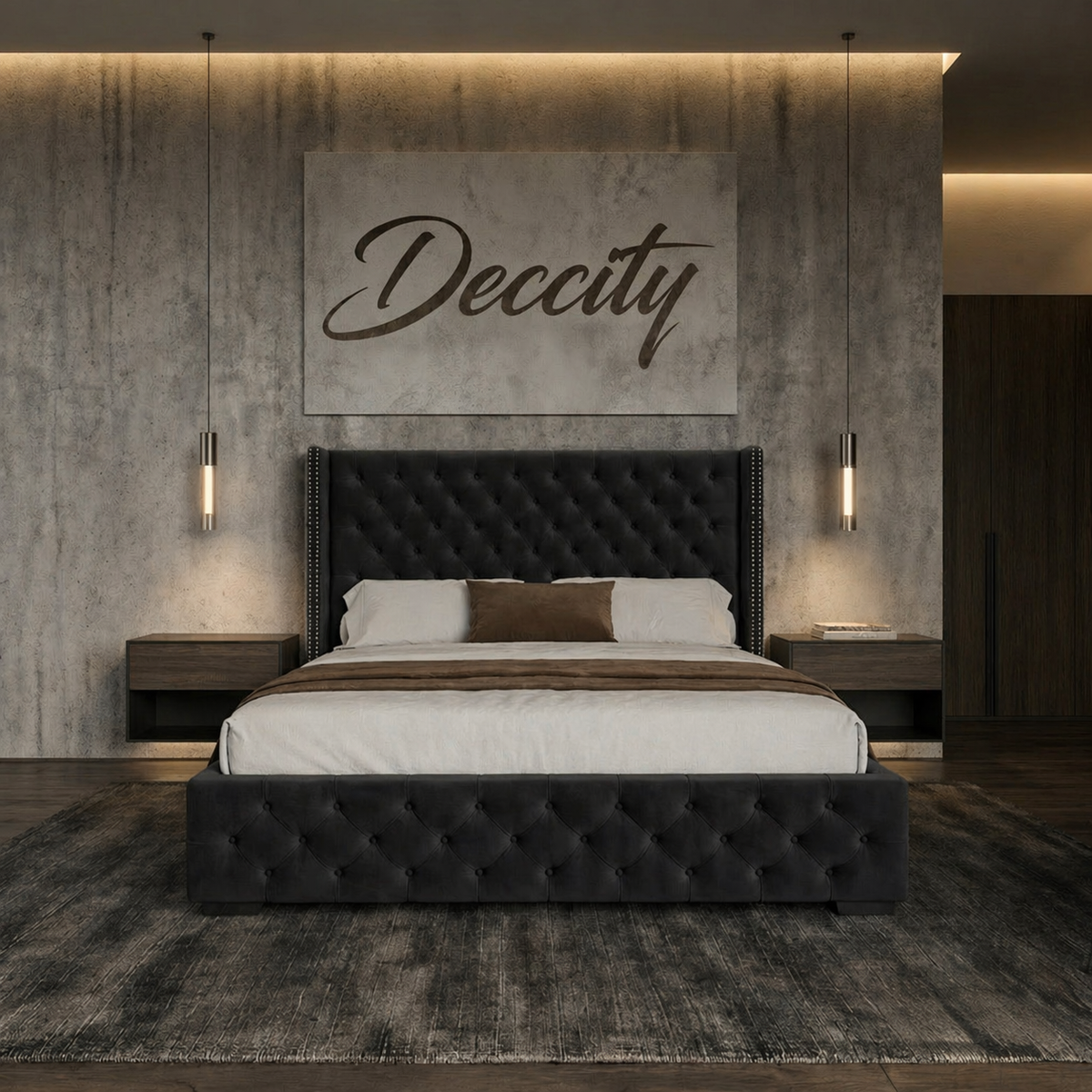 Wing Ottoman Storage Bed