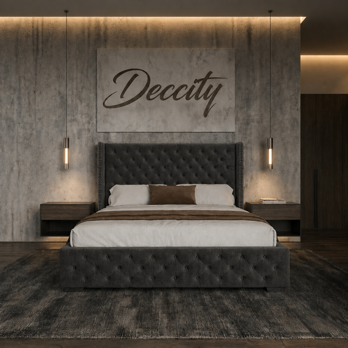 Wing Ottoman Storage Bed