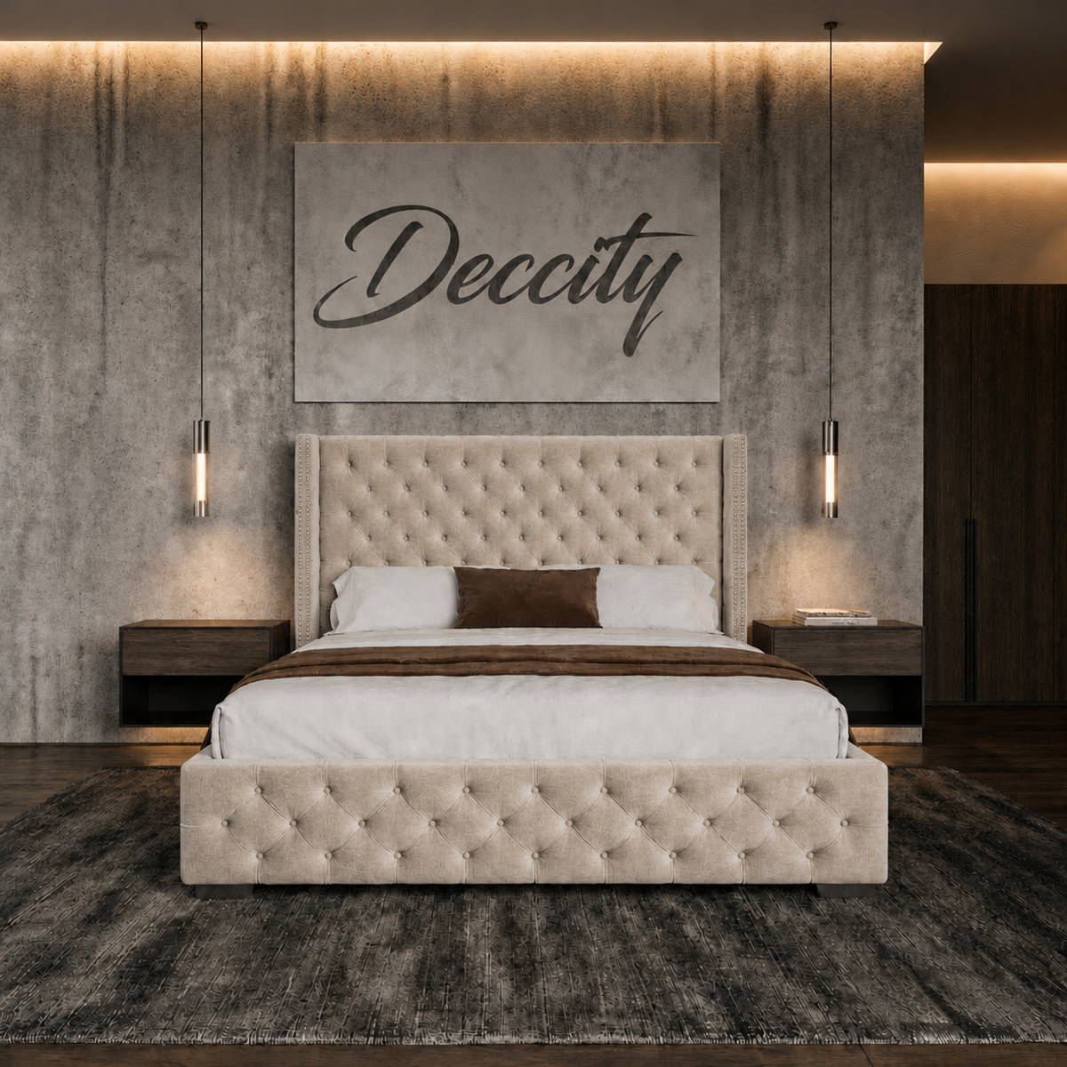 Wing Ottoman Storage Bed