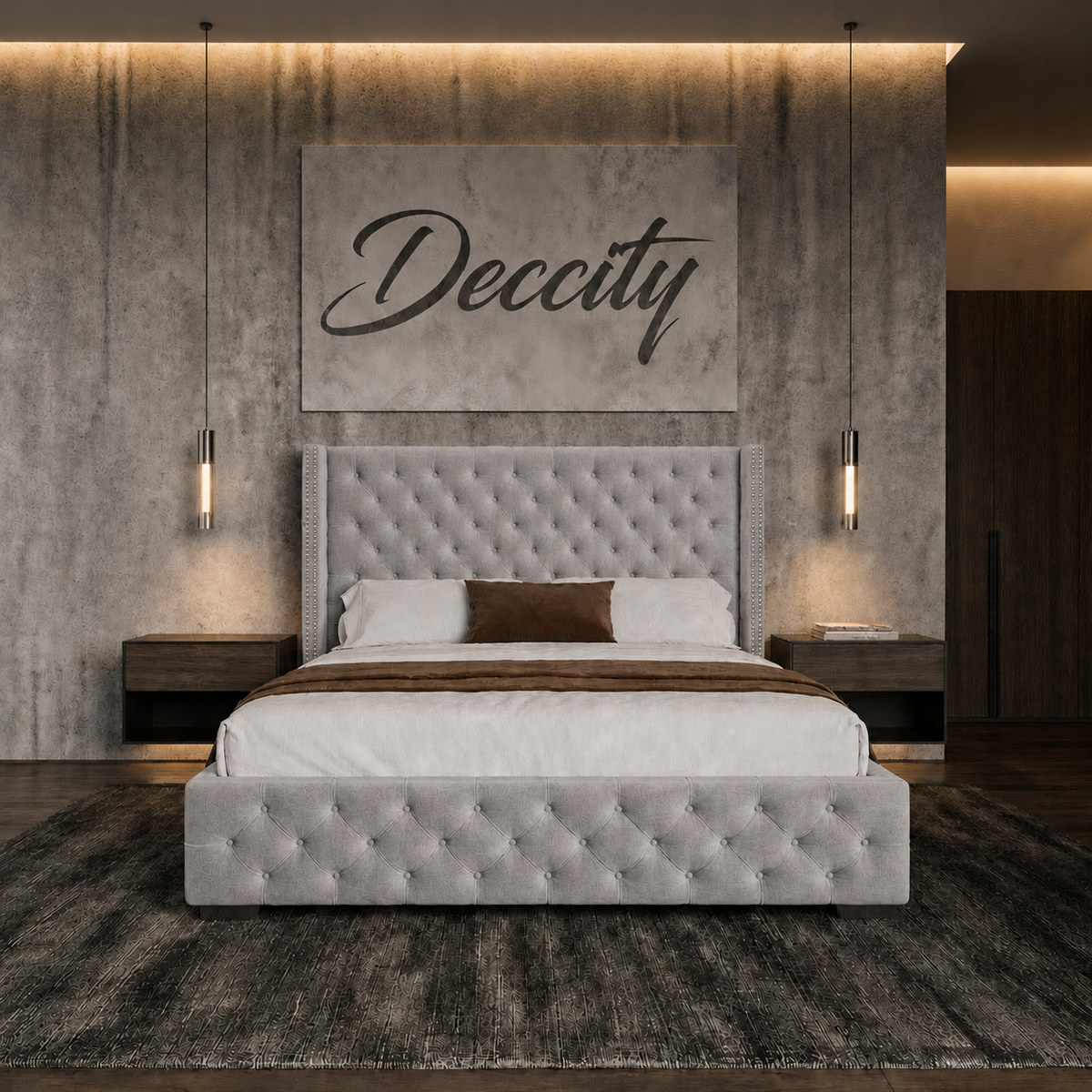 Wing Ottoman Storage Bed