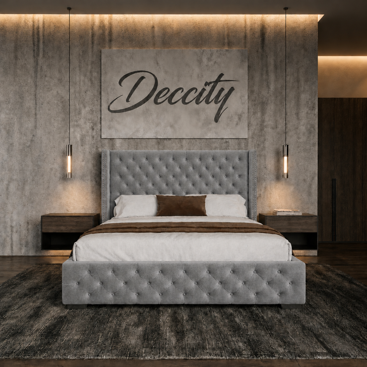 Wing Ottoman Storage Bed