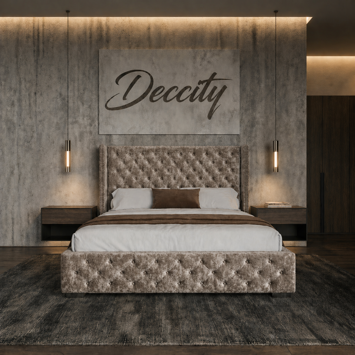 Wing Ottoman Storage Bed