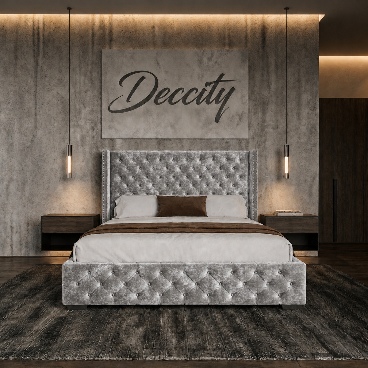 Wing Ottoman Storage Bed