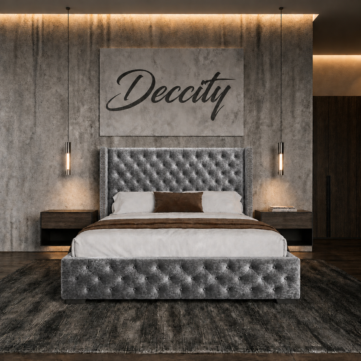 Wing Ottoman Storage Bed