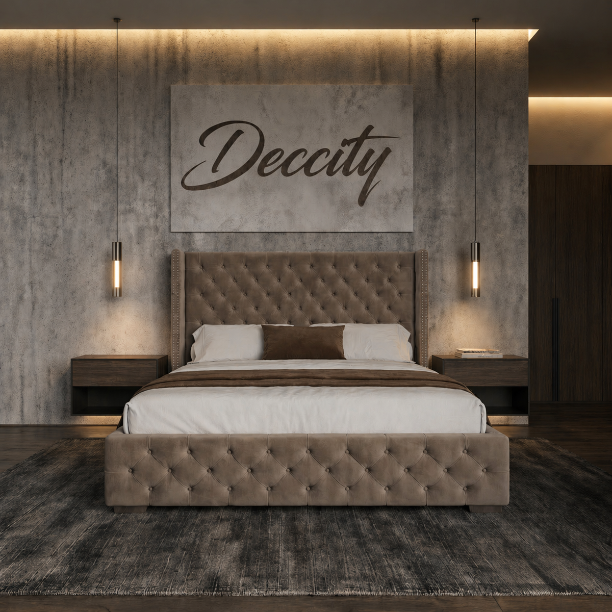 Wing Ottoman Storage Bed