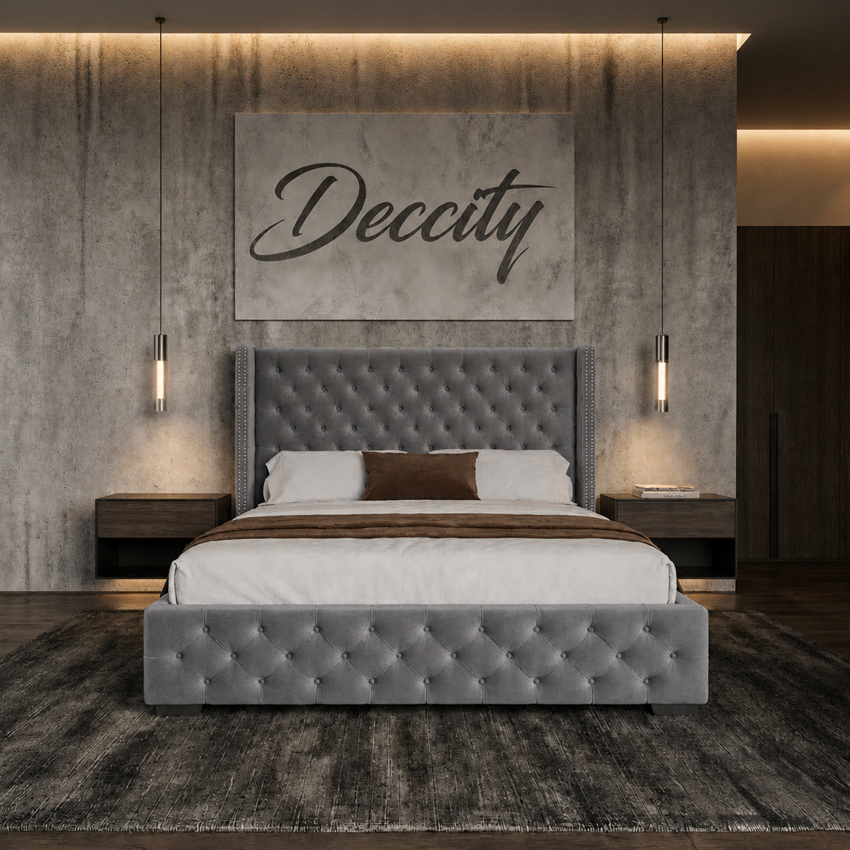 Wing Ottoman Storage Bed